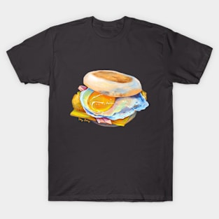 English muffin breakfast sandwich T-Shirt